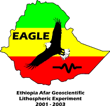 Figure 2 - Ethiopia Afar Geoscientific Lithosphere Experiment 2001-2003 Logo